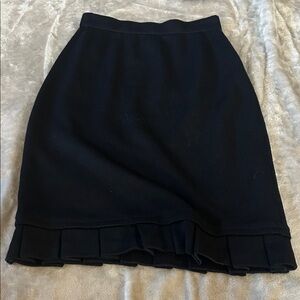 St. John collection ruffle pencil skirt